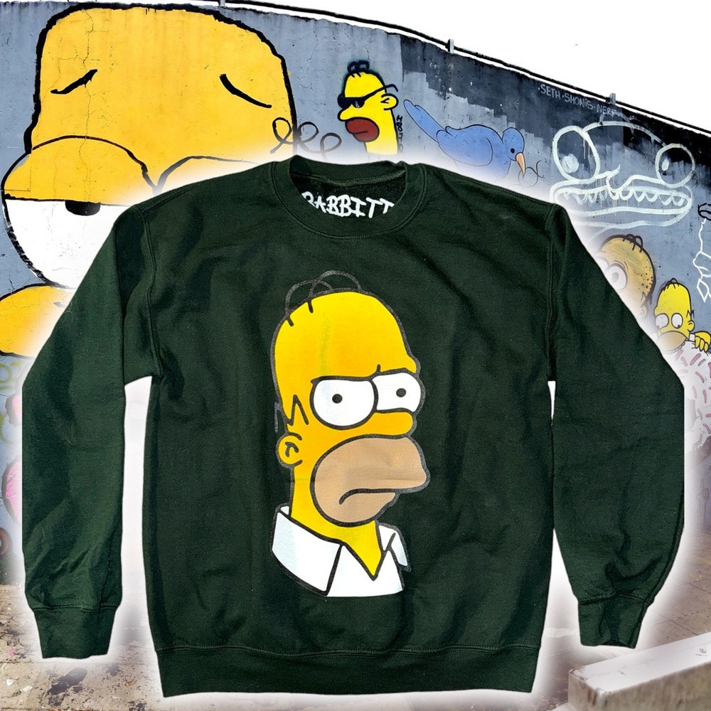 🆕 AssPiZZa “HoMer” CReWNeCK 🍕